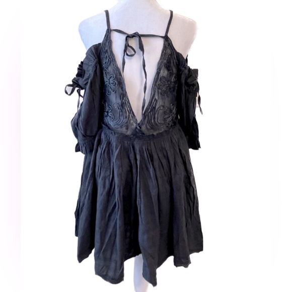NEW FREE PEOPLE - Babydoll dress tunic Bali Badlands - Picture 4 of 12